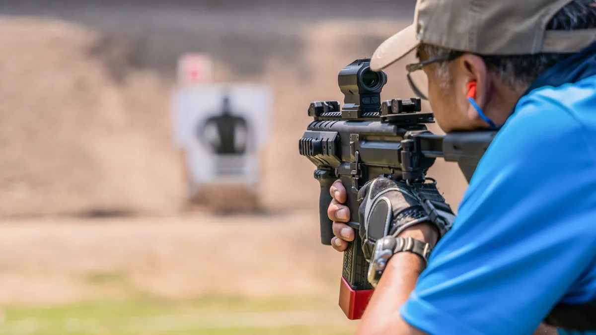 Sport shooting imagery from Tin Star Shooting Range